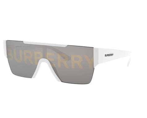 burberry sunglasses be 4291 3007/h white|Burberry BE 4291 3007/H Unisex Rectangle Sunglasses White .